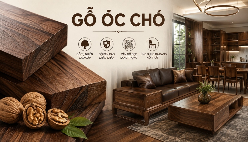 gỗ óc chó