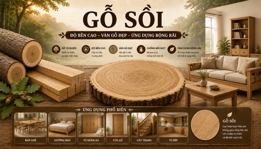 Gỗ sồi