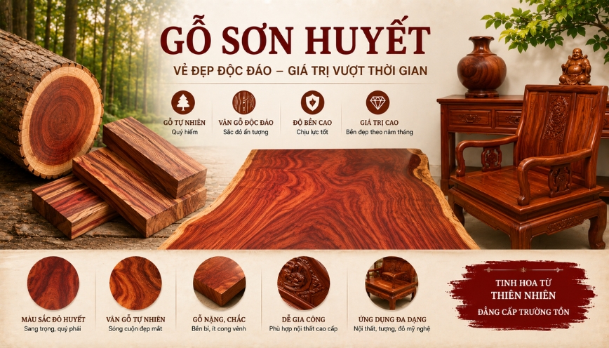 gỗ sơn huyết