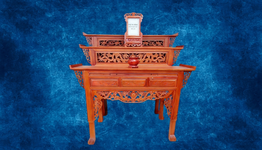 Kích thước bàn thờ tam cấp thường dùng theo thước Lỗ Ban