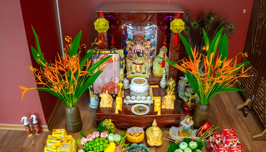 Những nơi nên tránh khi bố trí bàn thờ Ông Địa